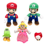 5 Pelucias Boneco Mario