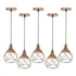 5 Pendente Aramado Esfera Balonê Lustre Cozinha Sala