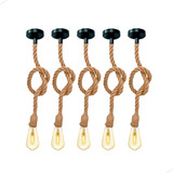 5 Pendente Corda E27