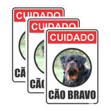 5 Placas Aviso Cuidado