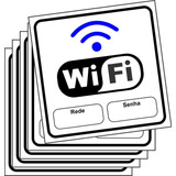 5 Placas Sinalizacao Wifi