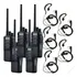 5 Rádio Intelbras Rc3002 Uhf Walkie Talk E 5 Fone De Ouvido