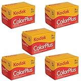 5 Rolos De Kodak Colorplus 200 Asa 36 Exposure