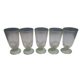 5 Tacas Tulipas Brancas