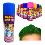 5 Tinta Cabelo Colorida Spray Carnaval Lavável 150ml Festas