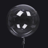 5 Unid Balão Bubble 18 Polegadas 45cm Transparente Já
