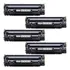 5 Unidades De Toner M1132 Ce 285a P 1102w Compatível Tinta Preto