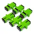 50 Acoplador Óptico Sc Apc Simplex Sm Verde P  Fibra Óptica