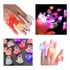 50 Anel Luz Led Acende Pisca Luminoso Infantil Atacado