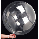 50 Balão Bubble Bolha 36 Polegadas Festa Decoração 90cm Cor Transparente