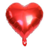 50 Balão Coração Vermelho 10 Polegadas 22cm Balões Festa