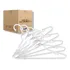 50 Cabides Acrílico Cristal Cavas Giratório + 50 Presilhas