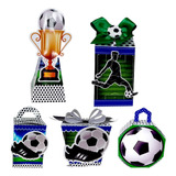 50 Caixa Lembrancinha Futebol 3d Personalizados 