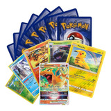 50 Cartas Pokémon + 5 Brilhantes + Carta Ultra Rara Original