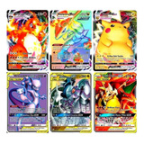50 Cartas Pokemon Brilhantes Shiny Gx Aliados V Vmax