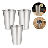 50 Copos Aco Inox