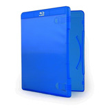 50 Estojo Box Duplo Ps3 & Blu-ray Videolar Azul Original