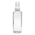 50 Frascos Pet 100 Ml Cilíndrico Reto Spray Transparente