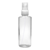 50 Frascos Pet 100ml Cil Reto Spray Transparente
