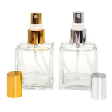 50 Frascos Vidro Cubo