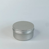 50 Lata Pote De Alumínio Para Vela Lembrancinhas 110ml Prata