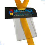 50 Medalhas 7x5cm Acrilico