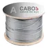 50 Metros De Cabo De Aço Galvanizado 1 4 Pvc Cristal 8mm