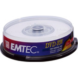 50 Mini Dvd-rw Regravável Emtec Filmadora 1.4gb