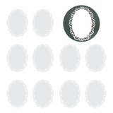 50 Plaquinhas Moldura Escapulario