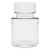 50 Pote Para Cápsula Transparente 30 Ml C Tampa De Rosca