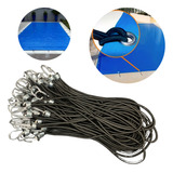 50 Prendedor Elastico Lona De Piscina Casa Multiuso Prático