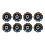 50 Rodinhas Patins Patinete 70mm   100 Rolamentos