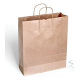 50 Sacolas Kraft Grande