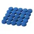 50 Solas De Couro Para Tacos De Sinuca 12mm Platinum Cor Azul