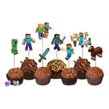 50 Tags Toppers P  Docinho Doces Minecraft