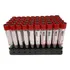 50 Tubos Para Coleta De Sangue A Vácuo Tampa Vermelha 9ml
