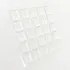 50 Un Adesivo Protetor Silicone Anti Impacto 15mm Quadrado
