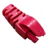 50 Unid Capa Snap In Para Rj45 Boot Cat5e cat6 Vermelho