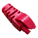 50 Unid Capa Snap In Para Rj45 Boot Cat5e cat6 Vermelho