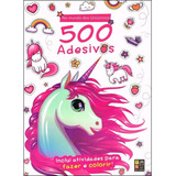 500 Adesivos - Mundo Dos Unicornios: Não Aplica, De : Diversos. Série Não Aplica, Vol. Não Aplica. Editora Pé Da Letra, Capa Mole, Edição Não Aplica Em Português, 2021