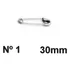 500 Alfinete De Segurança No 1 Sekich   3 Cm