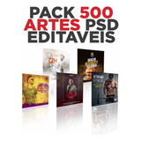500 Artes Editaveis Psd