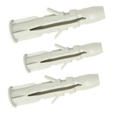 500 Bucha 8mm Tijolo Bloco Parede Oca C Aba Sem Parafuso