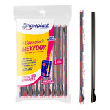 500 Canudo Colher Mexedor