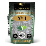 500 Capsulas Vazias Vegetais
