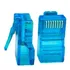 500 Conectores Gold Rj45 Cat5 Macho Cabo Rede Lan Plug Rede