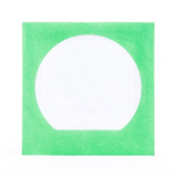 500 Envelope De Papel Verde Para Cd   Dvd Com Visor