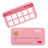 50un Cartão Fidelidade Cartão De Crédito Cliente Vip