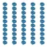 50x Conector Borne 2 Vias Kre2 Kf300 10x12mm Azul