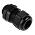 50x Prensa Cabo Pg16 Preto Ip68  kit C  50 Peças 